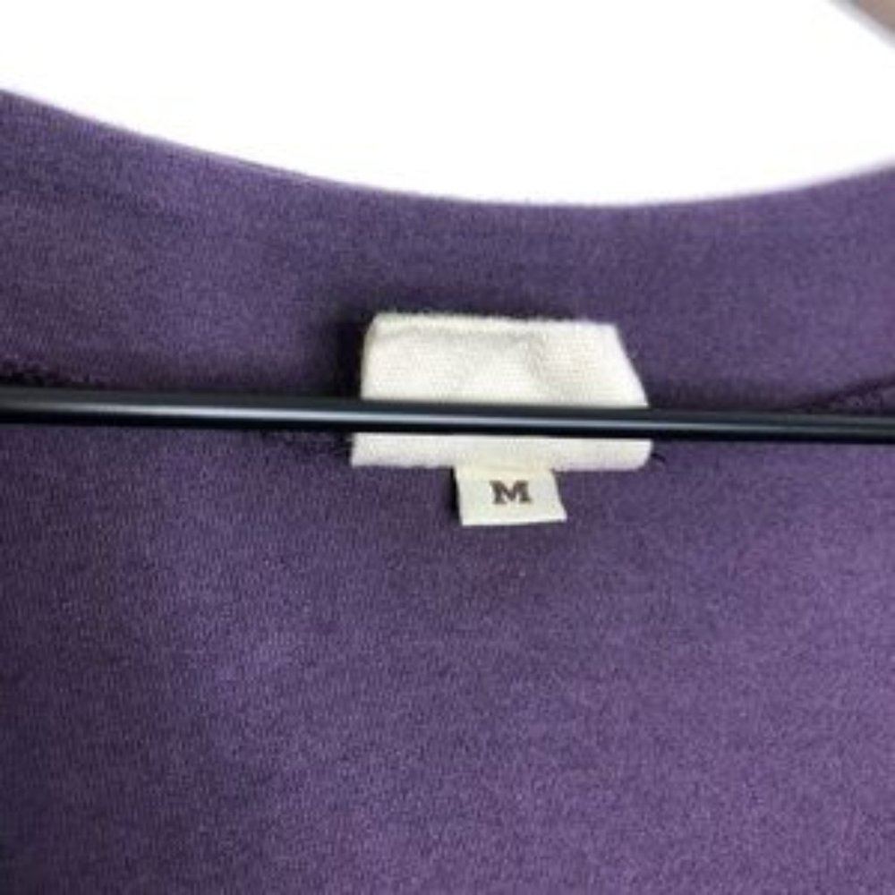 Synergy Organic Cotton Purple Bird Wrap Dress - Picture 6 of 6